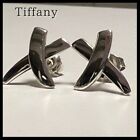 Tiffany & Co Sterling Silver Paloma Picasso X Earrings SV925 W12mm×H18mm JAPAN