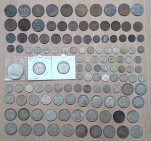 Bulk lot of old Swedish coins - Sweden silver, copper & nickel coins lot - Picture 1 of 20