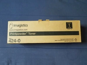 IMAGISTICS 424-0 BLACK PRINTPOWDER TONER CARTRIDGE FOR C650 COPIERS - Picture 1 of 4