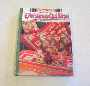 "Treasury of Christmas Quilting" Quilt Pattern Book Hardback - Picture 1 of 2
