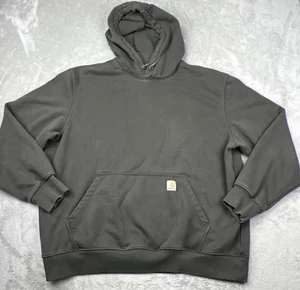 Carhartt Rain Defender Hoodie Herren 2XL Grün Loose Fit Pullover Workwear Sweater - Bild 1 von 11