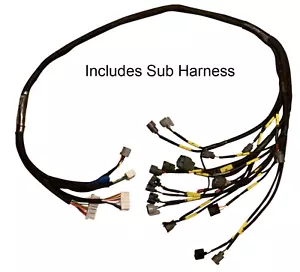 OB D2 D Series B Series Tucked Engine + Sub Harness For Acura Honda CRX 88-91 EF - Picture 1 of 10