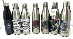 Stainless Steel Water Bottle, Batman, Wonder Woman, Star Wars-Your Choice