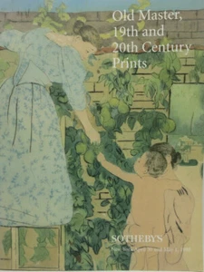 Sotheby's New York Sale 7124 Old Master 19th & 20th Century Prints Catalog 1998 - Foto 1 di 5