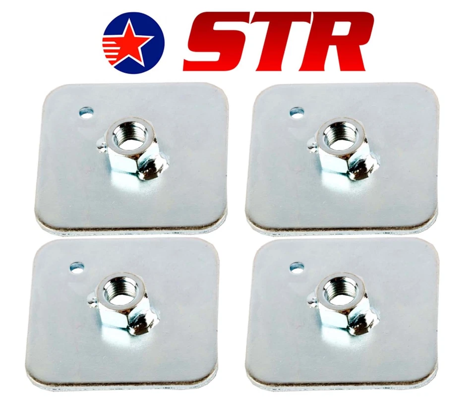 Renngurt / Sicherheitsgurt Halterung Montageplatte Unterstützung,Ösen Teller (x4 - Bild 1 von 1