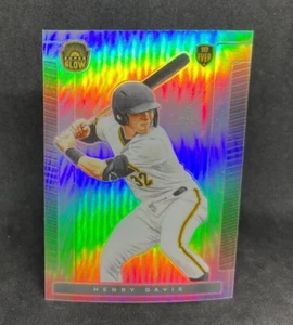 2021 Super Glow Inaugural 1st Henry Davis Silver Draft Refractor Rookie RC - Picture 1 of 1