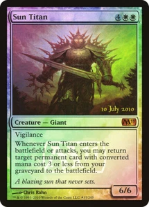 Juego básico Magic The Gathering Foil Sun Titan Prerelease 2011 - Promoción: fecha estampada #35 MTG FOIL - Imagen 1 de 1