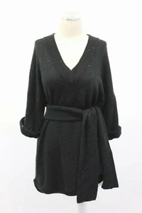 NWT$4495 Brunello Cucinelli Women Cashmere-Silk Sequined Sweater W/Belt SzM A191 - Picture 1 of 9