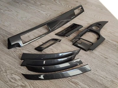 Juego de molduras interiores BMW E60 2003-2007 PRE LCI fibra de carbono NUEVO M5 540 550 535 530 Foto 1 de 4