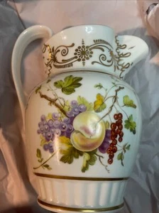 Vintage Lenox Tucker Pitcher 9 1/2 Smithsonian Collection 1980 24K Gold Trim USA - Picture 1 of 3