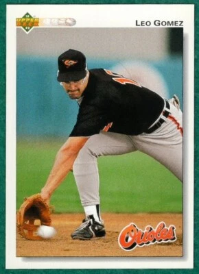 Leo Gomez - 1992 Upper Deck #161 - Baltimore Orioles Baseball Card - Image 1 of 2