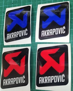 2 Pcs Motorcycle AKRAPOVIC Decal Sticker - Bild 1 von 4