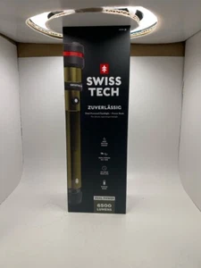 Swiss Tech Zuverlassig 6500 Lumens Dual Power Flashlight & Power Ban (TDW038191) - Picture 1 of 4