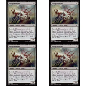 4 x SLUDGE CRAWLER NM Battle for Zendikar MTG Black - Eldrazi Com - Picture 1 of 1