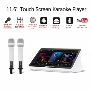 Reproductor de karaoke InAndOn, pantalla táctil de 11,6", mezclador ECHO, micrófono, disco duro de 500-4 TB, AI - Imagen 1 de 20