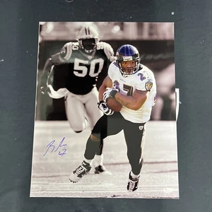 Ray Rice Baltimore Ravens Signed B&W 16x20 Autographed Photo JSA - Picture 1 of 3