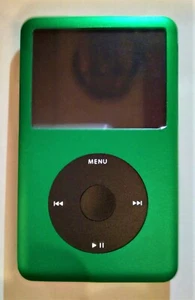IPOD CLASSIC SD 512GB GREEN! WOLFSON DAC! ALUM METAL FRONT! + LOT OF BONUS!! - Picture 1 of 10
