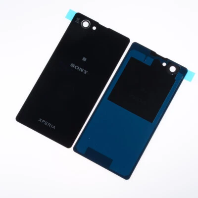 Sony Xperia Z1 Compact D5503 Akku Deckel Backcover Schwarz inkl. Kleber - Bild 1 von 3