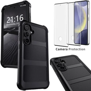 Funda resistente de vidrio templado para Samsung Galaxy S24/Plus/Ultra/FE - Imagen 1 de 28