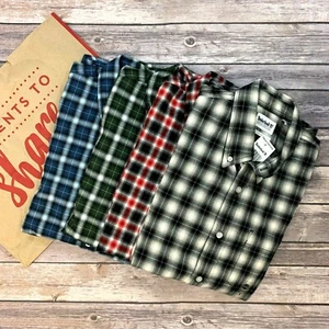 Camisa de franela abotonada de manga larga para hombre Timberland A1Y8V - Imagen 1 de 6
