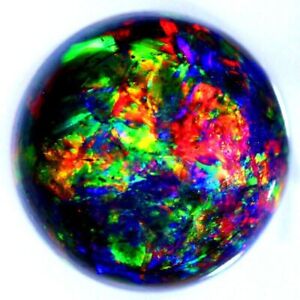 Precious Black Fire Opal Untreated AGL Certified AAA+ Grade Ethiopian Gemstone