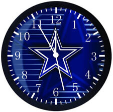   Dallas Cowboys Black Frame Wall Clock Nice For Gifts or Decor Z16
