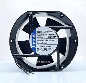 Jimee JA17251-B2L 220-240V 0.22/0.19A 17251 17CM 2-Wire Axial Fan Cooling Fan - Picture 1 of 4