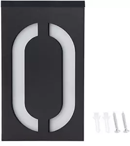 Solar Power LED House Number Light Doorplate Number Sign Light House Hotel Door - Picture 1 of 12