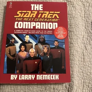 Star Trek the Next Generation Companion Larry Nemecek Show-by-Show + 2 Extras - Foto 1 di 7