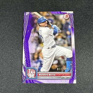2022 Topps Bowman Purple Parallel #d/199 Mookie Betts #25 - Bild 1 von 4