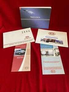 2006 Kia Sedona Owners Warranty & Consumer Information Manuals In Vinyl Pouch - Bild 1 von 4