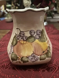 Base per fiori vintage con disegno frutta - Foto 1 di 3