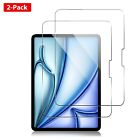 For iPad Air/Pro 2024 11/13-inch 2-Pack HD Clear Tempered Glass Screen Protector