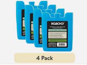 4 pack Small Igloo Reusable Ice Pack for Lunch Boxes & Coolers ( FREE SHIPPING )