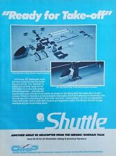 Hirobo Shuttle RC Helicopter Print Ad Ephemera Wall Decor Gorham Models
