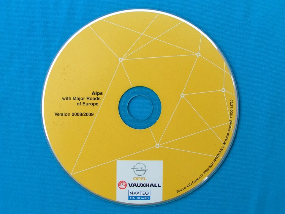 CD NAVIGATION OPEL NCDC NCDR ALPEN 2009 ZAFIRA ASTRA CORSA SIGNUM MERIVA VIVARO - Bild 1 von 1