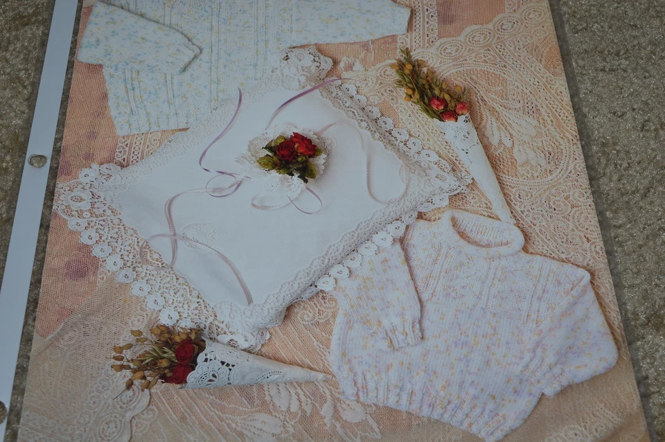 Peter Pan Knitting Pattern P851 DK & 4 Ply Sweater 0-4 YRS   - Image 1 of 1