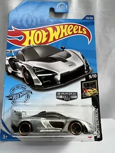 2020 HOT WHEELS ZAMAC McLAREN SENNA, HW #233, WALMART EXCLUSIVE, NICE & VHTF - Picture 1 of 5