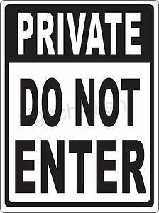 Do Not Enter Sign In Collectible Transportation Signs For Sale Ebay