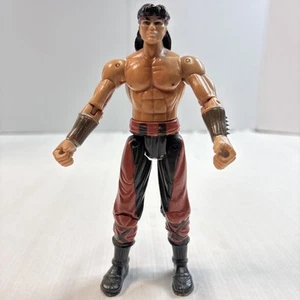 Figura Mortal Kombat Shaolin Monks Liu Kang Midway Jazwares 6" 2005 - Imagen 1 de 6
