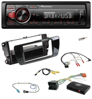 Pioneer MP3 1DIN DAB USB Lenkrad Autoradio für Seat Ibiza 2008-2015 klavierlack - Bild 1 von 4
