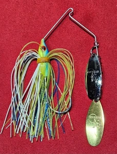 Rick Clunn Trickster SpinnerBait 3/8 OZ Ocean Wave (Old Version) - NEW - Picture 1 of 3