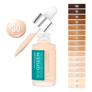MAYBELLINE Green Edition #30 Super Drop getöntes Öl Make-up Foundation 4er-Paket - Bild 1 von 5