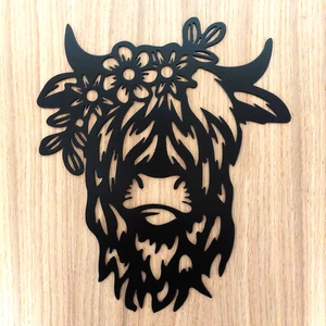 Stahl Highland Kuh - Bild 1 von 1