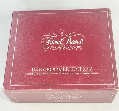 Trivial Pursuit Baby Boomer Edition Subsidiary Card Set No 10 Add On Expansion - Image 1 of 4