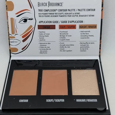 Black Radiance True Complexion Contour Palette, Light To Medium - Image 1 of 3
