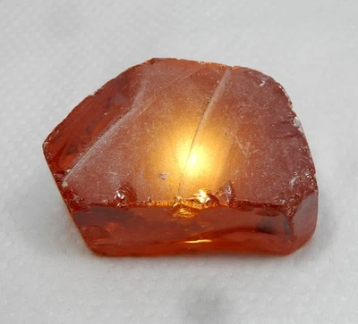 Orange Cambodia Cubic Zircon Rough Loose Gemstone 306.75 Ct - Image 1 of 4