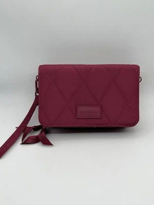 Vera Bradley Burgundy Maroon Red Ultralight RFID 3-in-1 Crossbody Bag - Image 1 of 4