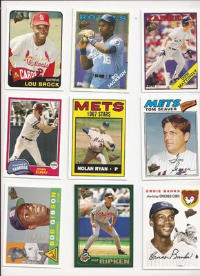 2005 Topps All-Time Fan Favorites Baseball  142 Card Set Elway Ripken Nolan Ryan - Image 1 of 2