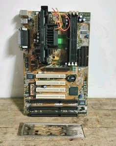 Asus P2B Slot 1 ATX Vintage Motherboard Intel 440BX AGP ISA Pentium II 350MHz ✅ - Foto 1 di 5